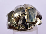 4.2cms PYRITE STRIATED PERU SHINY CRYSTALS MINERAL SPECIMEN COLLECTOR MB86