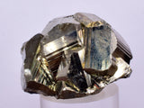 4.2cms PYRITE STRIATED PERU SHINY CRYSTALS MINERAL SPECIMEN COLLECTOR MB86