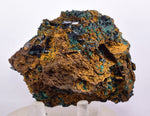 8.4cms ATACAMITE QUARTZ CRYSTALS LIMONITE  LILY MINE PERU MINERAL SPECIMEN AB185