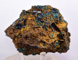 8.4cms ATACAMITE QUARTZ CRYSTALS LIMONITE  LILY MINE PERU MINERAL SPECIMEN AB185