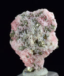 2.2cms RHODOCHROSITE PYRITE CHINA CRYSTAL RHOMBOHEDRAL MINIATURE RB630
