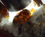 6.1 cms SPHALERITE BARITE QUARTZ GEM PERU CRYSTALS DISPLAY OR TO CUT IT MB102