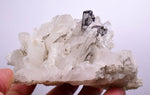 12cms HUBNERITE QUARTZ CRYSTALS MINERAL SPECIMEN COLLECTOR PERU MB57