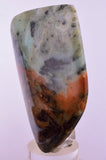 43grs BLUE GREEN SCAPOLITE PERU MARIALITE CHRYSOCOLLA QUARTZ TITANITE BB377