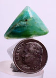 9.5ct GEM BLUE OPAL SCENIC CABOCHON PERU SEASCAPE PENDANT JEWELRY BB125