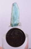 4.5ct GEM BLUE OPAL SCENIC CABOCHON PERU SEASCAPE PENDANT JEWELRY BB106