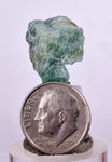 15cts GRANDIDIERITE CRYSTALS BLUE GREEN RARE MADAGASCAR JEWELRY FACET PB89