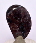 32cts GEM AXINITE PURPLE TUMBLED PERU SUPER SHINY RARE MINERAL SPECIMEN BB310