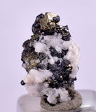 1.2cms NATIVE SILVER WIRE PERU ACANTHITE UCHUCCHACUA MINE MINERAL SPECIMEN HB201