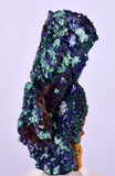 5.1cms AZURITE MALCHITE CRYSTALS MINERAL SPECIMEN AHOULI MINES MOROCCO UB218