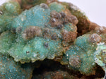 6.8cms DRUZY CHRYSOCOLLA QUARTZ PERU COPPER MINERAL SPECIMEN COLLECTOR DB59