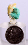 2.2cms GEM EMERALD CRYSTAL PYRITE CALCITE QUARTZ COLOMBIA MINERAL SPECIMEN EB27