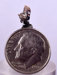 0.8cms NATIVE SILVER WIRE PERU UCHUCCHACUA MINE MINERAL SPECIMEN HB221