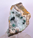 8.5cms ATACAMITE DRUZY MALCHITE CHRYSOCOLLA LILY MINE PERU MINERAL AB141