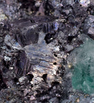 4.1cms GEOCRONITE GREEN FLUORITE CRYSTAL PERU MILPO ATACOCHA PERU SHINY KB27