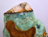 15cms MOUNTAIN OF GEM SILICA DRUZY CHRYSOCOLLA BOTRYOIDAL LILY MINE PERU DB94