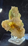 8.5cms AUGELITE CRYSTAL PERU DARK GREEN BRIGHT NEEDLE QUARTZ PASTO BUENO AB179