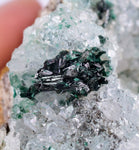 8.5cms ATACAMITE DRUZY MALCHITE CHRYSOCOLLA LILY MINE PERU MINERAL AB141