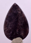 65cts GEM AXINITE PURPLE CABOCHON  PERU SUPER SHINY RARE MINERAL SPECIMEN BB248