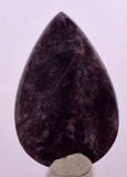 65cts GEM AXINITE PURPLE CABOCHON  PERU SUPER SHINY RARE MINERAL SPECIMEN BB248