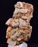 5.6cms GEM RHODOCHROSITE CUBIC CRYSTALS GOETHITE PERU MINERAL SPECIMEN RB607