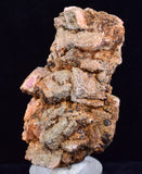 5.6cms GEM RHODOCHROSITE CUBIC CRYSTALS GOETHITE PERU MINERAL SPECIMEN RB607