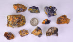 LOT 10 GEM WULFENITE FLUORITE MIMETITE CRYSTALS ALAMO ARIZONA USA MINERAL YB50