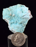 4.1cms DRUZY CHRYSOCOLLA QUARTZ LILY MINE PERU COPPER 2000 DISCOVERY DB30
