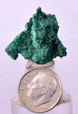 2.5cms MALACHITE CRYSTALS MINERAL SPECIMEN AHOULI MINES MOROCCO UB232