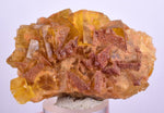 5.7cms YELLOW FLUORITE SHINY CRYSTAL AHOULI MOROCCO MINERAL SPECIMEN KB42