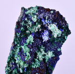 5.1cms AZURITE MALCHITE CRYSTALS MINERAL SPECIMEN AHOULI MINES MOROCCO UB218