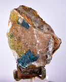 7.9cms DRUZY CHRYSOCOLLA QUARTZ LILY MINE PERU COPPER 2000 DISCOVERY DB40