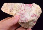530 Grams GEM RED THULITE SCAPOLITE MARIALITE CLINOZOISITE ROUGH PERU OB134
