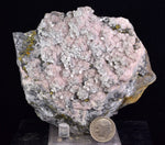 10.4cm RHODOCHROSITE CRYSTALS PYRITE PERU  MINERAL SPECIMEN RB601