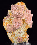 9.7cms ROSE DRUZY QUARTZ BRIGHT CRYSTALS CATHEDRAL BOTRYOIDAL PERU NEW FIND QB72