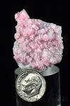 3.4cms RHODOCHROSITE QUARTZ PERU PINK CRYSTALS MINERAL RB206
