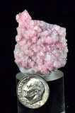 3.4cms RHODOCHROSITE QUARTZ PERU PINK CRYSTALS MINERAL RB206