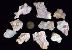 LOT 10 GEM PINK OPAL NATURAL SCULPTURE BOTRYOIDAL PERU QUARTZ TRANSLUCENT PB79