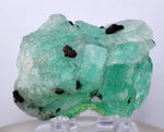 4.8cms GREEN FLUORITE CRYSTAL PERU HUANZALA PERU SHINY K79