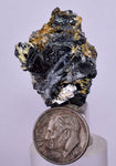 3.1cms GOLDEN RUTILE HEMATITE SPRAY NEEDLES CRYSTALS TITANIUM BAHIA BRAZIL  XB16