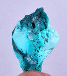 2.9grs BLUE MALACHITE CHRYSOCOLLA SCULPTURE SCENIC PERU ROUGH DECORATION UB161