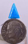 1cts GEM SILICA CHRYSOCOLLA CABOCHON LILY MINE PERU ROYAL BLUE COLOR  BB252