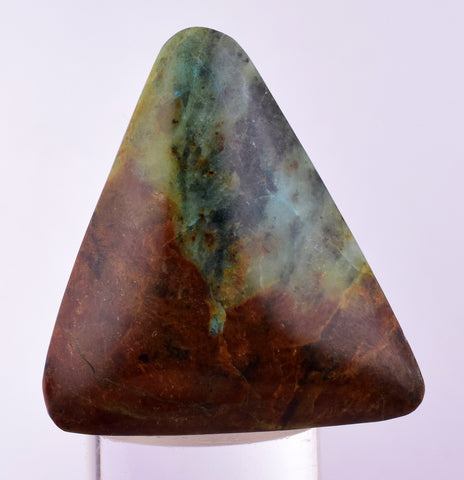 18grs BLUE GREEN SCAPOLITE PERU MARIALITE CHRYSOCOLLA QUARTZ TITANITE BB372