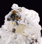 4.3cms APATITE QUARTZ PYRITE CRYSTALS DICKITE PERU HUANZALA AB229