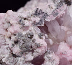 10cms RHODOCHROSITE ROSETTE QUARTZ PERU PINK CRYSTALS NEEDLES MINERAL RBZ418