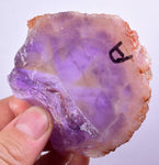 121grs. AMETRINE QUARTZ CITRINE AMETHYST CRYSTAL BOLIVIA JEWELRY EB76