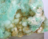 15cms MOUNTAIN OF GEM SILICA DRUZY CHRYSOCOLLA BOTRYOIDAL LILY MINE PERU DB94