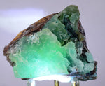 5.1cms DRUZY CHRYSOCOLLA QUARTZ LILY MINE PERU COPPER 2000 DISCOVERY DB09