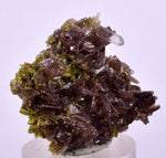 2.8cms PREMIUM EPIDOTE AXINITE QUARTZ CRYSTALS PERU AESTHETIC COLLECTOR CB138