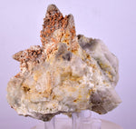 9.5 cms RED ORANGE ZEOLITE STILBITE LAUMONTITE CALCITE CRYSTALS PERU FB79